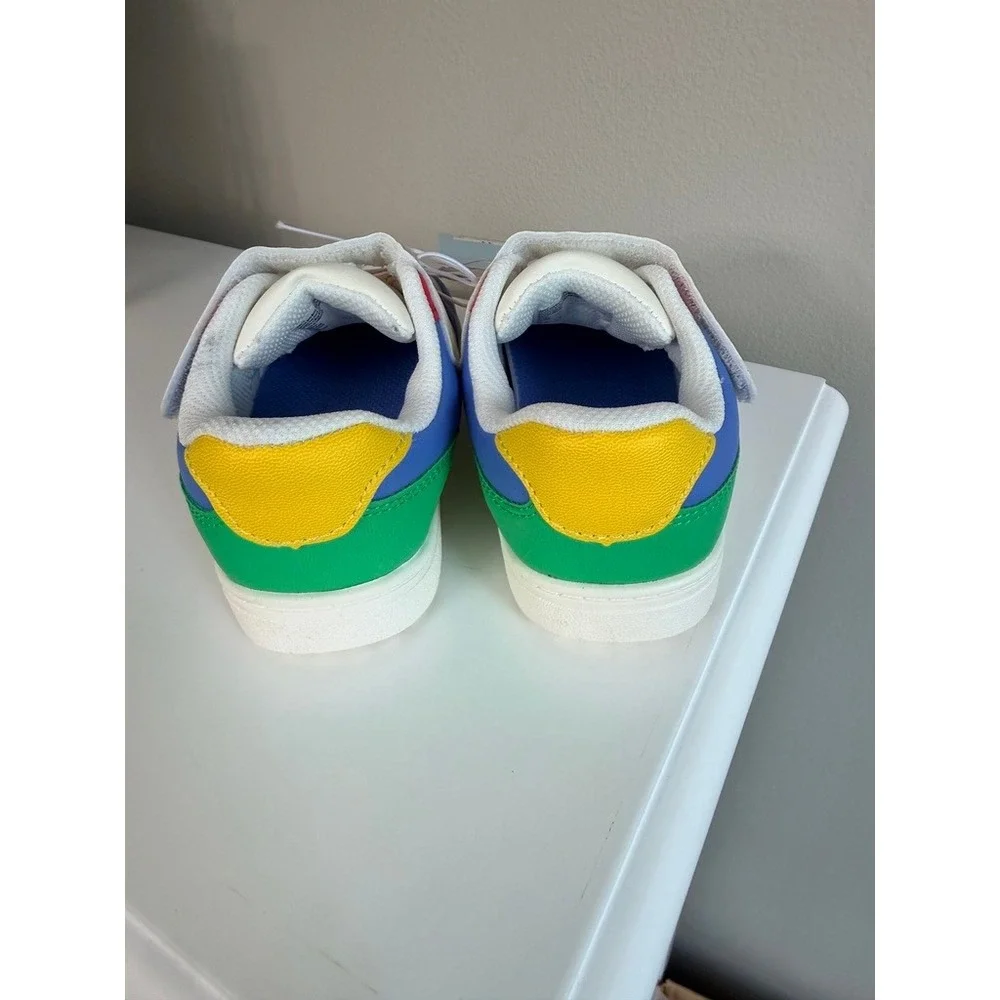 Cat & Jack Sneakers Toddler Boys Size 11 Multicolor Colorblock Hook Loop NWT